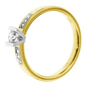 Ring bicolor diamant