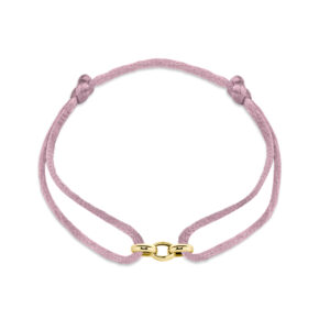 Satijnen armband schakel rond