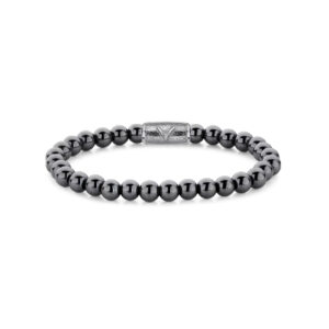 Armband Heren Grey Silver Shine