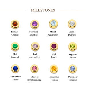 Ketting Milestone met bedels