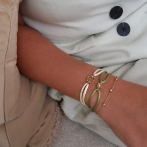 Satijnen armband Lisa