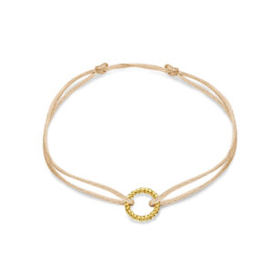 Satijnen armband Cirkel Tors