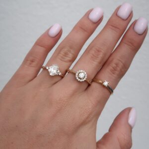 Ring Solitair 0.15 ct