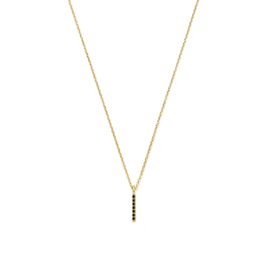 Ketting Diamondbar zwart