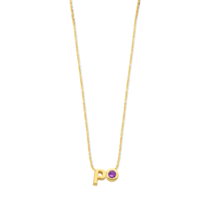 Ketting Initiaal met bedel