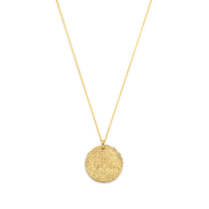 Ketting Vingerafdrukmunt
