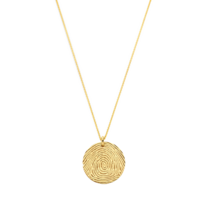 Ketting Vingerafdrukmunt big