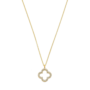 Ketting Hangleaf Pavé