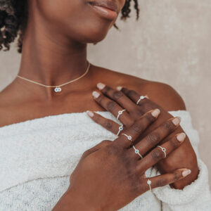 Ring Milestone Halo Pavé