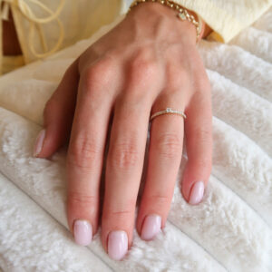 Ring Milestone 4 poot Pavé