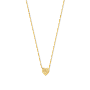 Ketting Vingerafdruk Hart