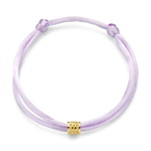 Satijnen armband Charm Tube