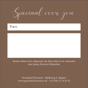 Forever Bracelet Cadeaubon