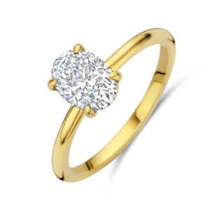 Ring Ovaal 1.00 ct Lab Grown