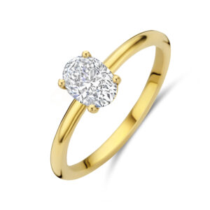 Ring Oval Cut 0.50 ct