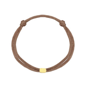 Satijnen armband Graveerblokje