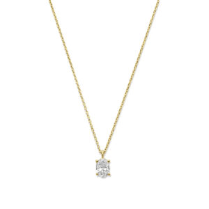Ketting Oval Cut 0.50 ct