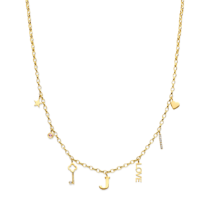 Schakelketting 2,5 mm met hangbedels