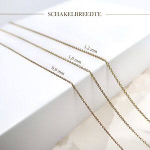Ketting Graveermunt big