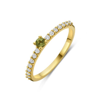 Ring Milestone 4 poot Pavé