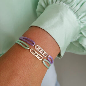Satijnen armband Bend