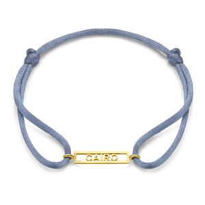 Satijnen armband Capture Tag