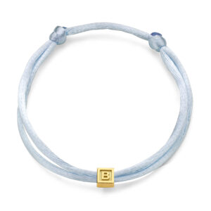 Satijnen armband Charm Block