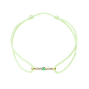 Satijnen armband Milestone Diamondbar
