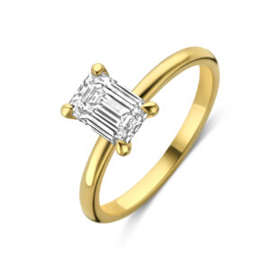 Ring Emerald 1.00 ct Lab Grown