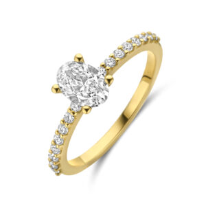 Ring Ovaal Pavé