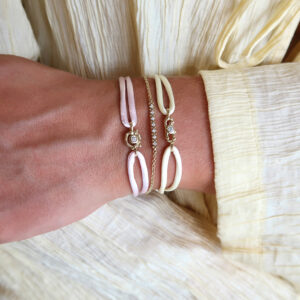 Satijnen armband Fay