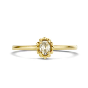 Ring witte topaas