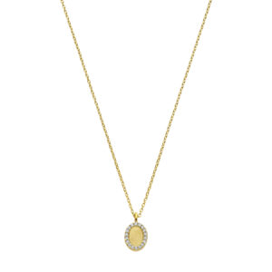 Ketting Hang Ovalia Memory Pavé