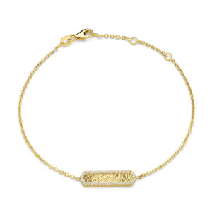 Armband Bend Touch Pavé