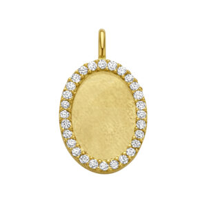 Ketting Ovalia Memory Pavé big