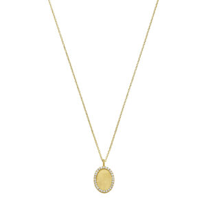 Ketting Ovalia Memory Pavé big
