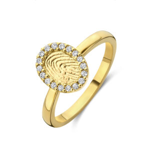 Ring Ovalia Touch Pavé