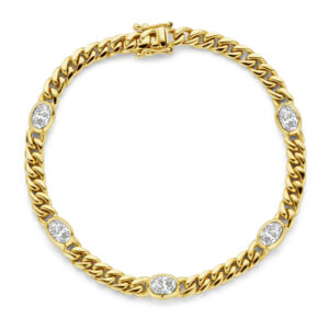 Gourmet schakelarmband Maxima Diamant
