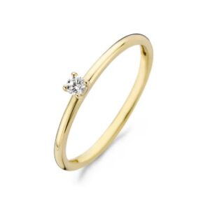 Ring 4 punt zirkonia small