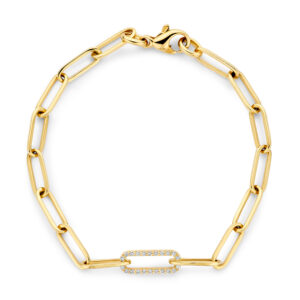 Armband Paperclip Jade